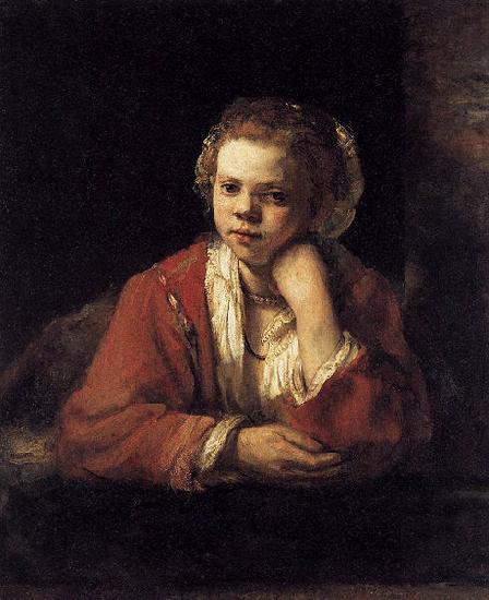 Rembrandt Peale Girl at a Window oil painting picture
